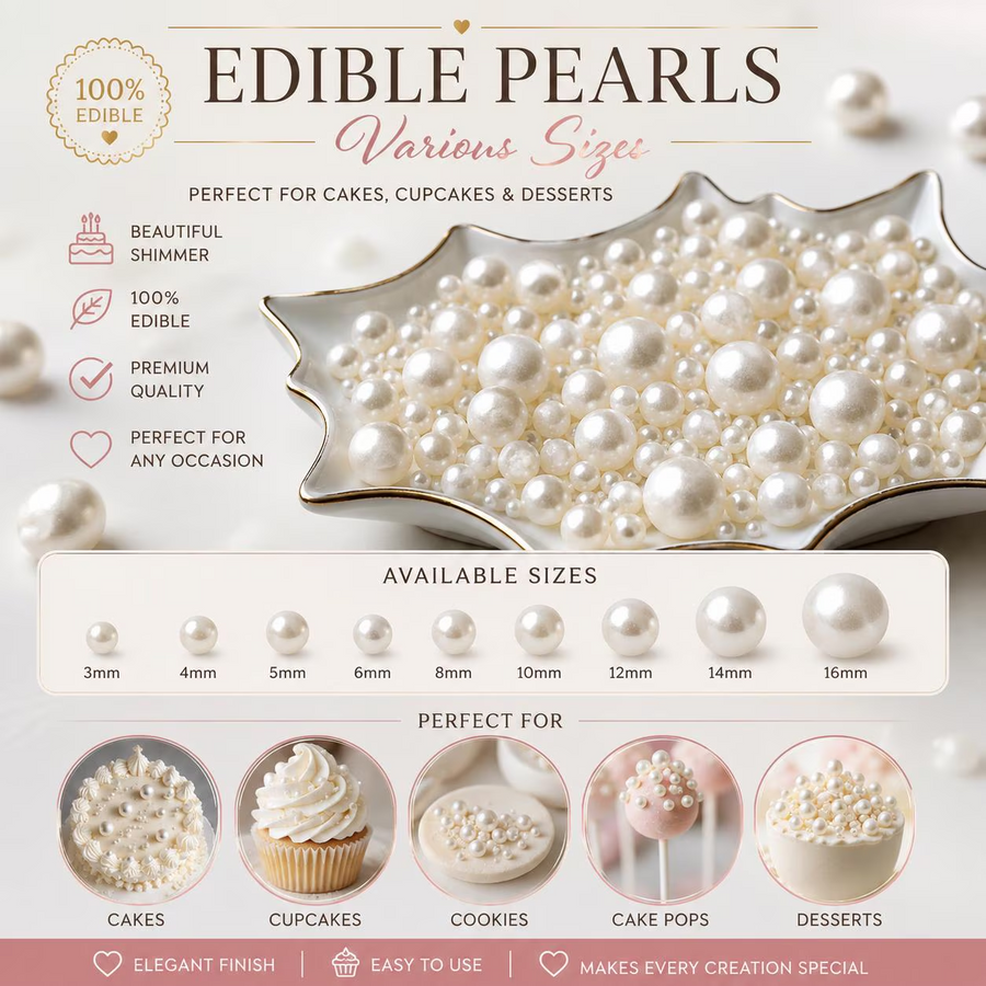 Edible pearls