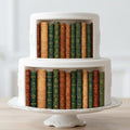 Book Spines Edible Cake Wrap – Wafer Paper or Icing Sheet