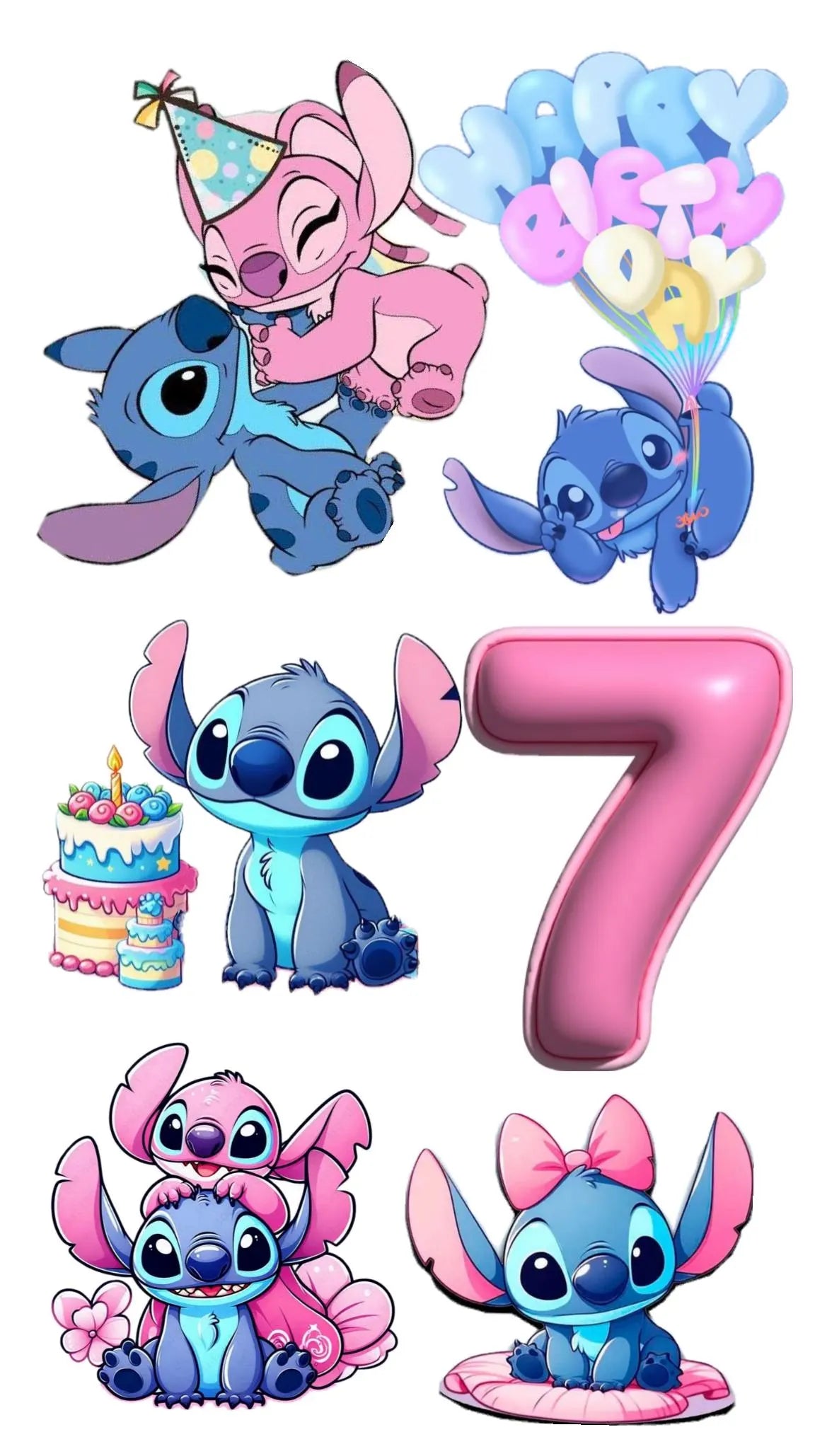 Blue alien edible cake topper design 13 in wafer paper or icing sheet for birthday cakes and cupcakes.