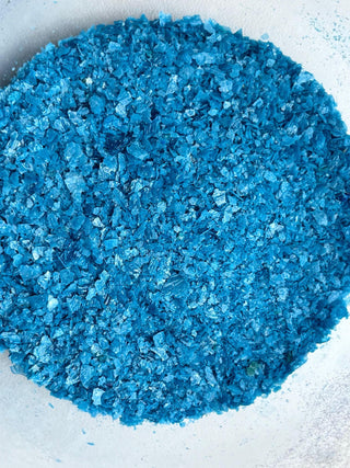 Hellblau – Essbare Glitzerflocken aus Esspapier – 50 g Tortendeko