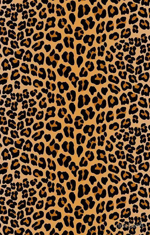 Brown and gold leopard spot pattern for an edible A4 cake wrap.