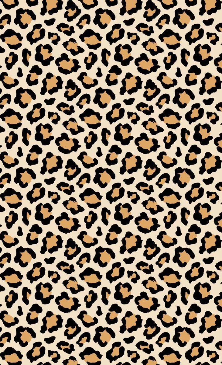 Cream and gold leopard spot pattern for an edible A4 cake wrap.