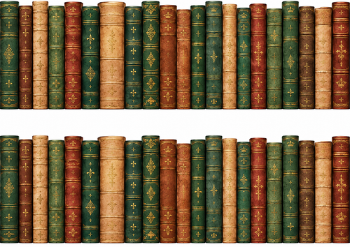 Book Spines Edible Cake Wrap – Wafer Paper or Icing Sheet