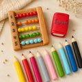 Handmade edible school-themed fondant cake decoration, image 7.