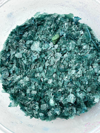 Grün – Essbare Glitzerflocken aus Esspapier – 50 g Tortendeko