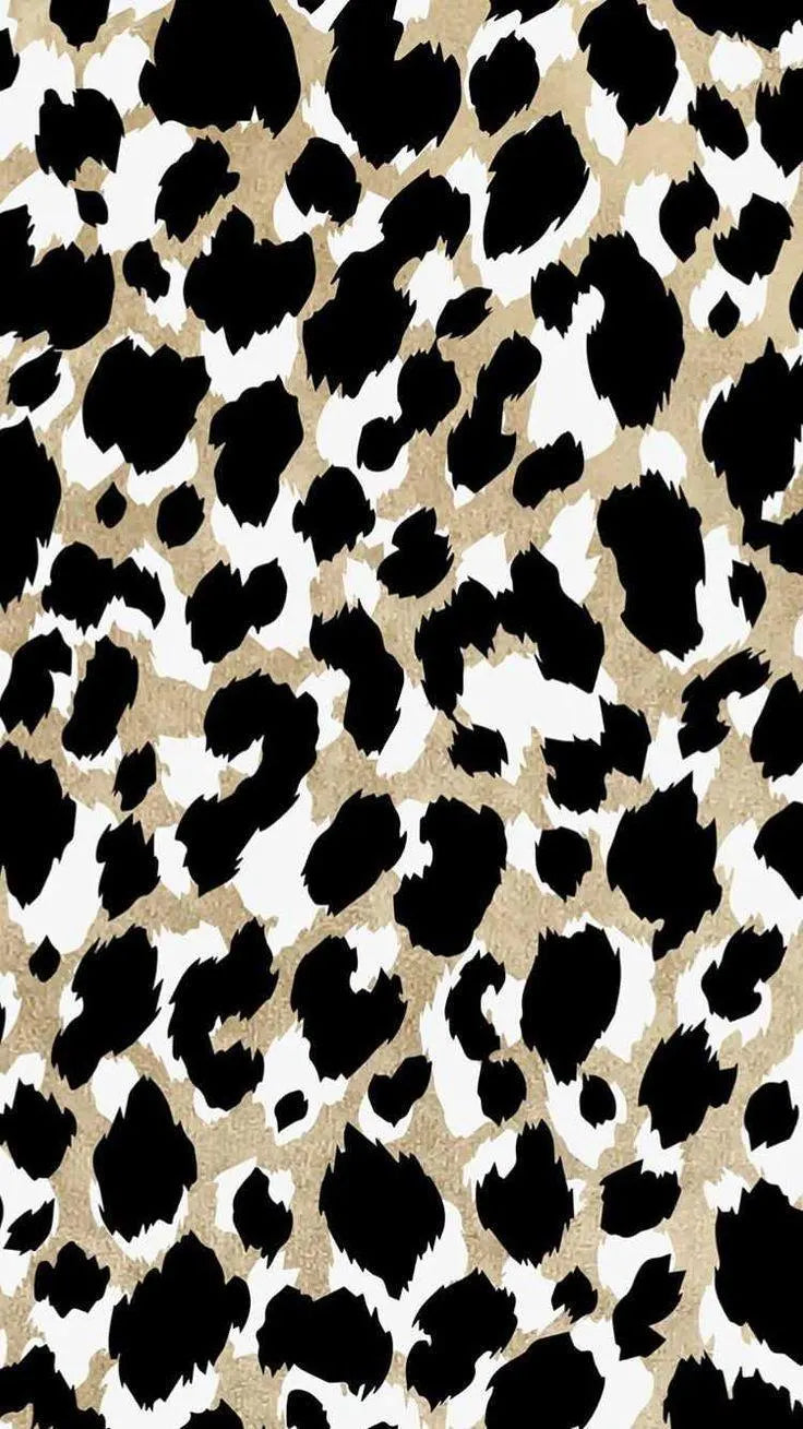 Large cream, brown and black leopard spot pattern for an edible A4 cake wrap.