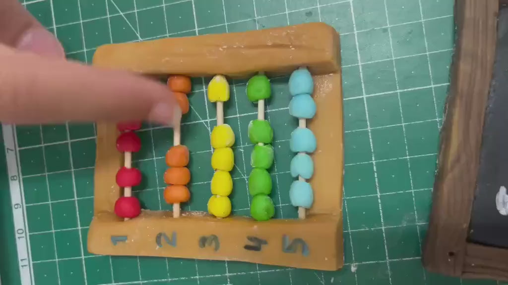 Edible School Cake Topper Set