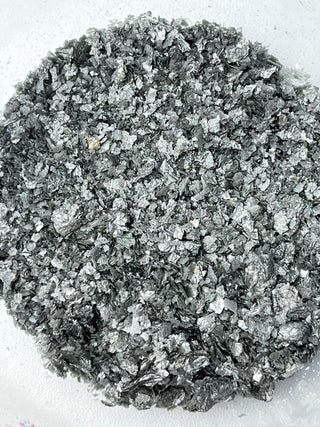 Silber – Essbare Glitzerflocken aus Esspapier – 50 g Tortendeko
