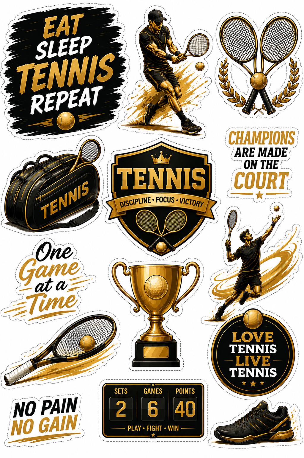Sport edible cake topper design 3, available in wafer paper or icing sheet.