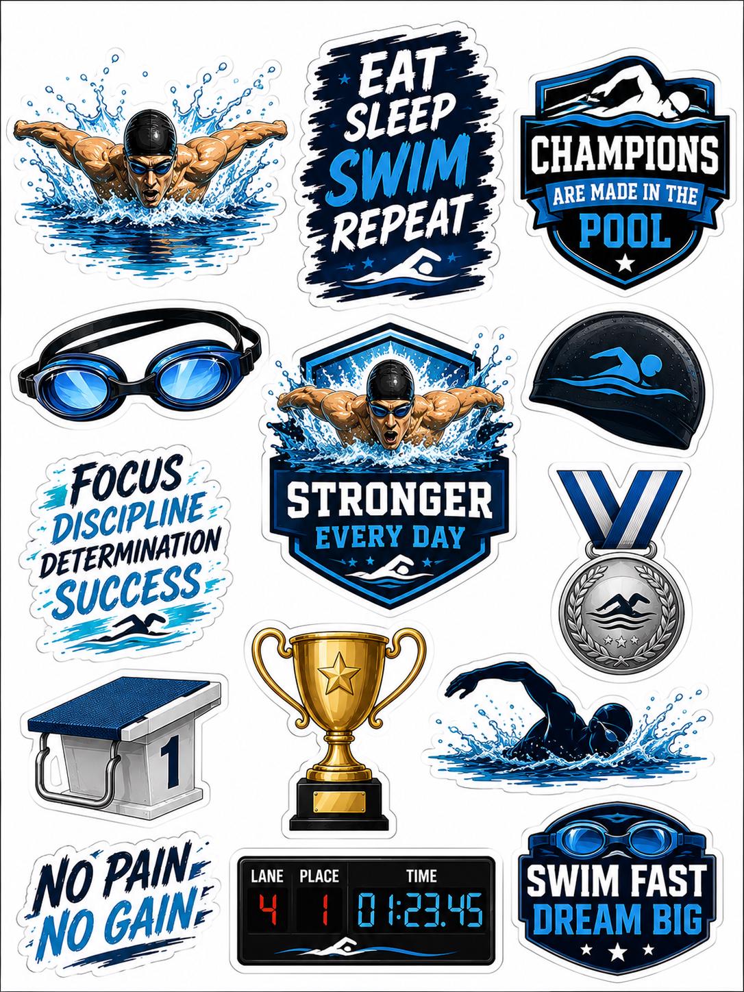 Sport edible cake topper design 10, available in wafer paper or icing sheet.